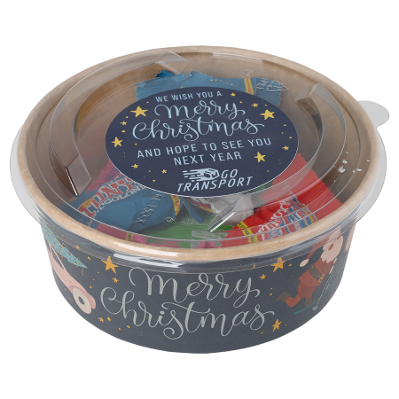 Kerstkom met Biologisch Afbreekbare Praline Paaseieren - Eeklo