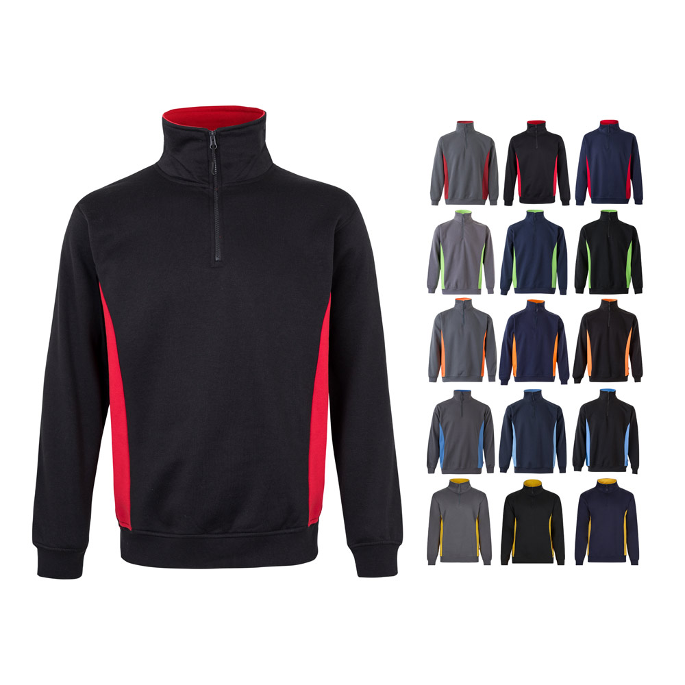Twee-tinten fleece sweatshirt - Riemst