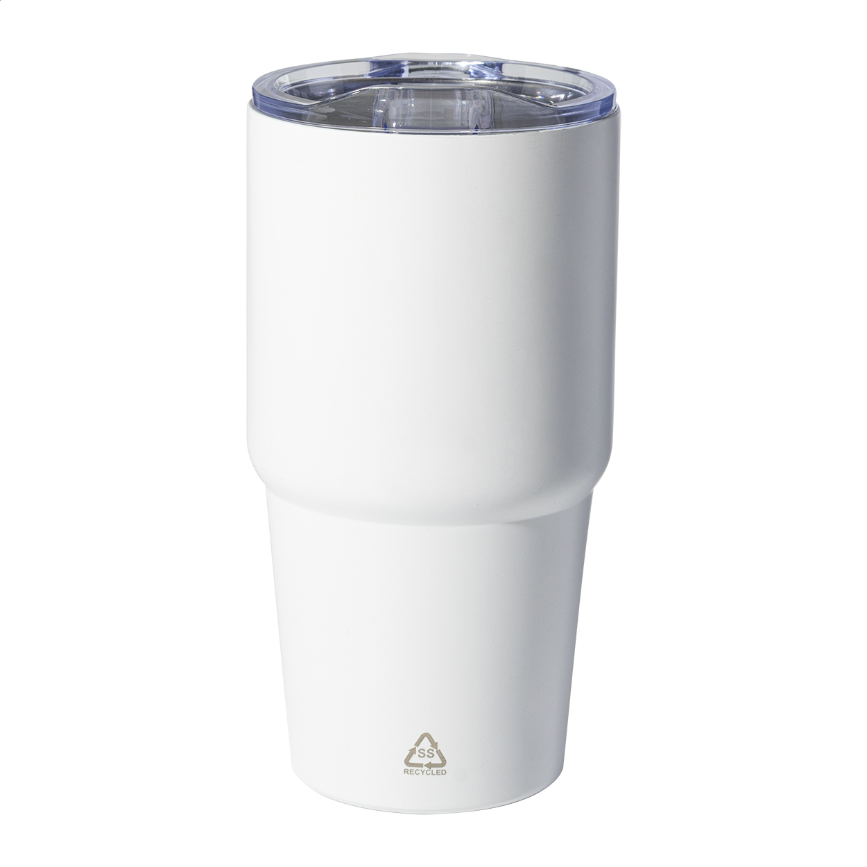 Noricano vacuümgeïsoleerde thermobeker van gerecycled rvs, 600 ml, met logo