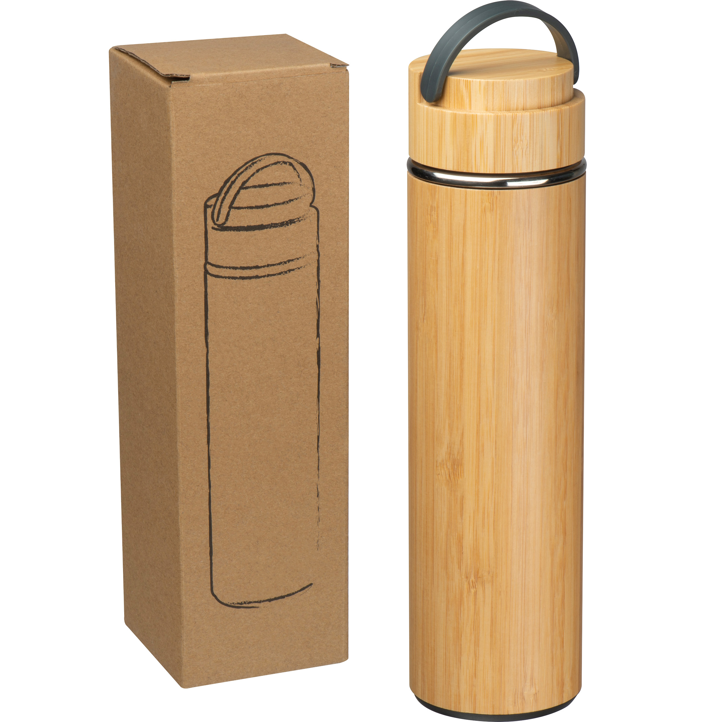 RVS Drinkfles Bamboe - Beter