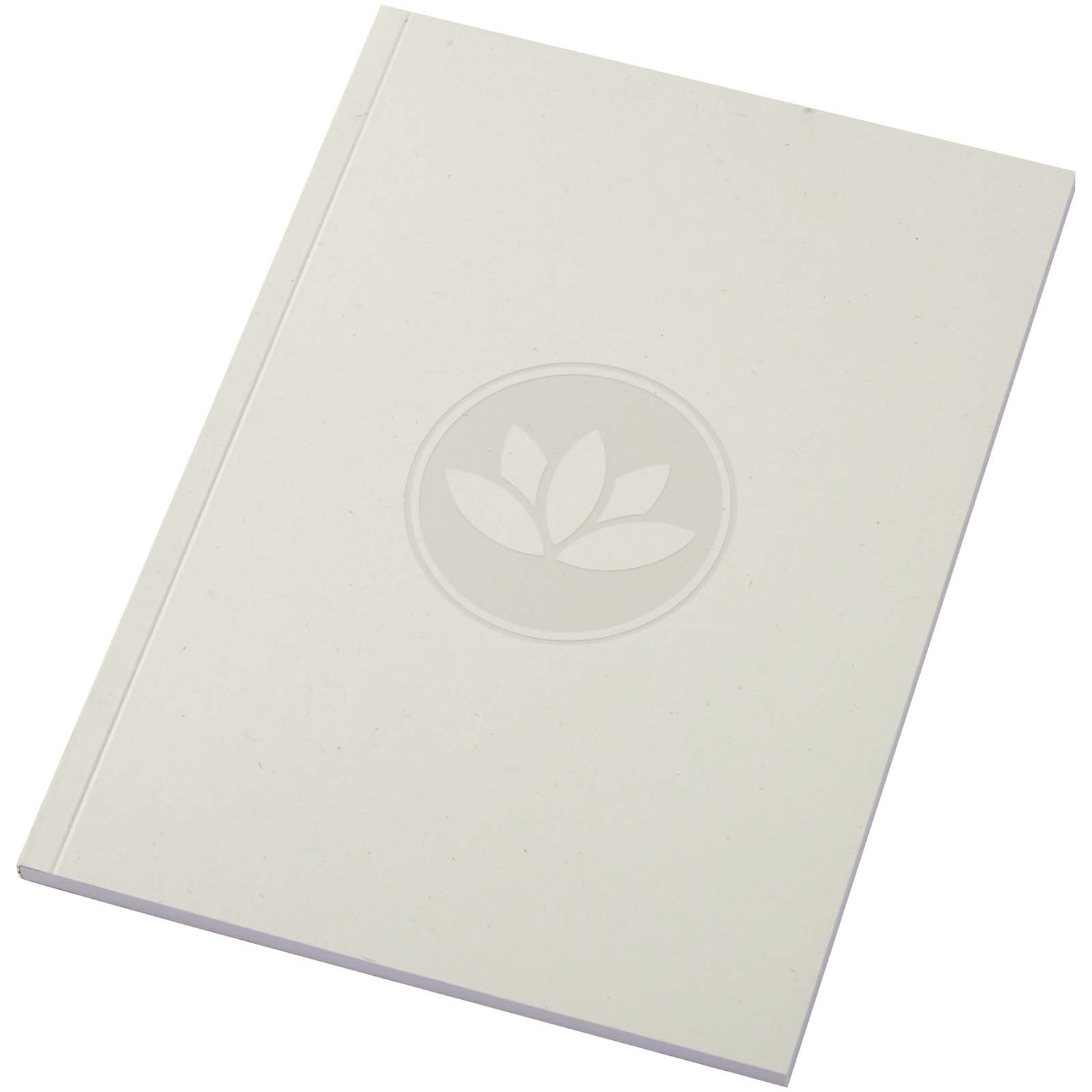 Novella Austen A5 gerecycled notitieboek met zachte cover, 50 vellen bedrukken met logo