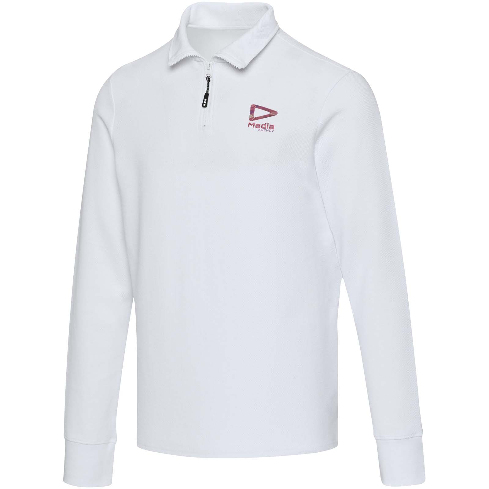 Luxe Zip Polo - Meerhout bedrukken met logo
