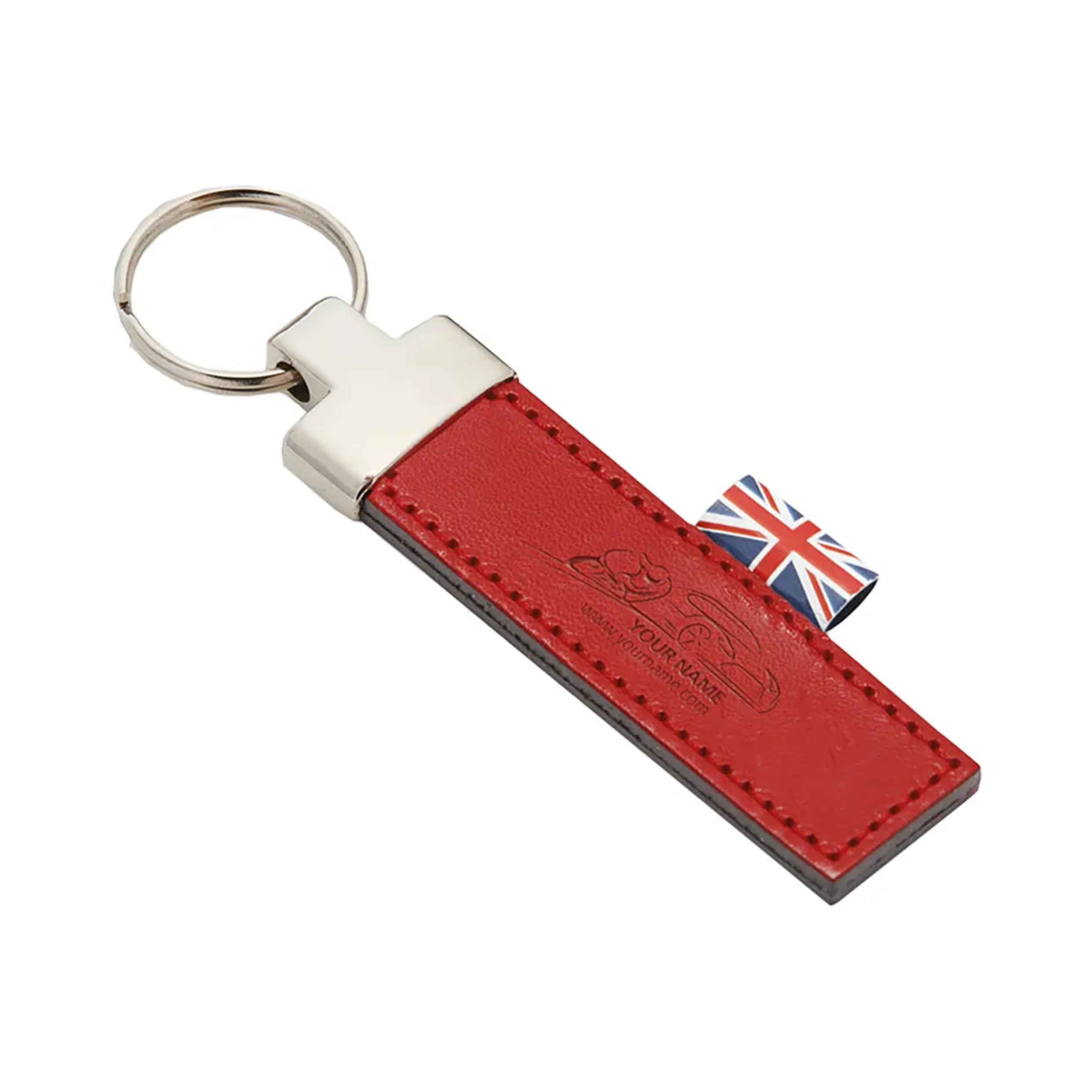 Elegante Sleutelhanger met Label - Nieuwpoort