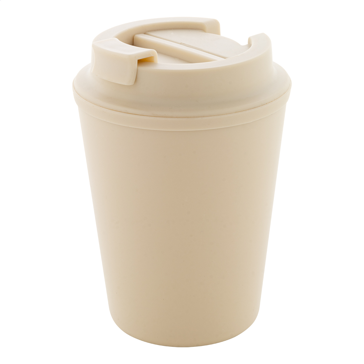 Cappulu thermobeker van gerecycled PP, 300 ml, met uw logo