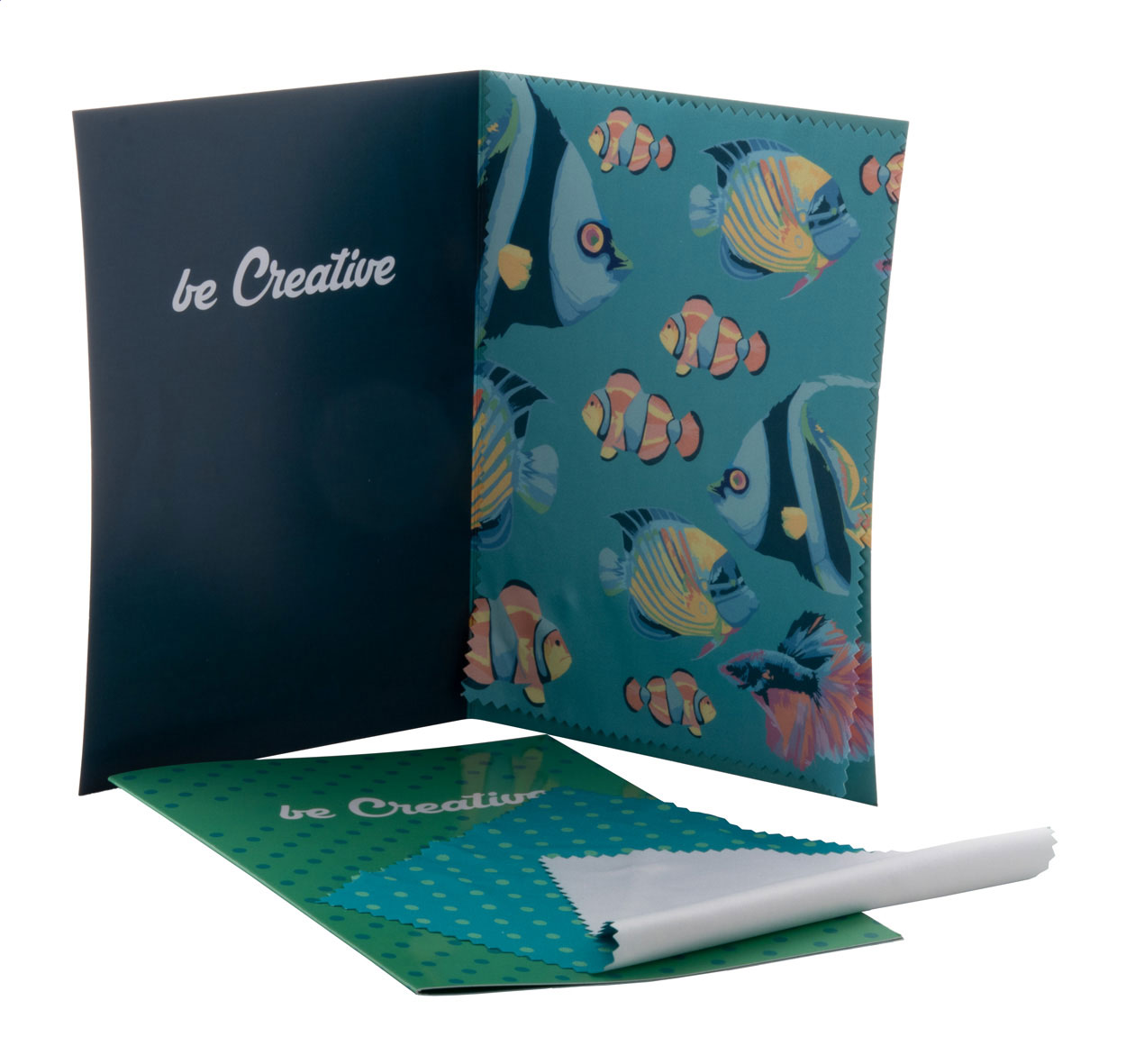 Ansichtkaart Brilreinigingsdoekje - Zelzate