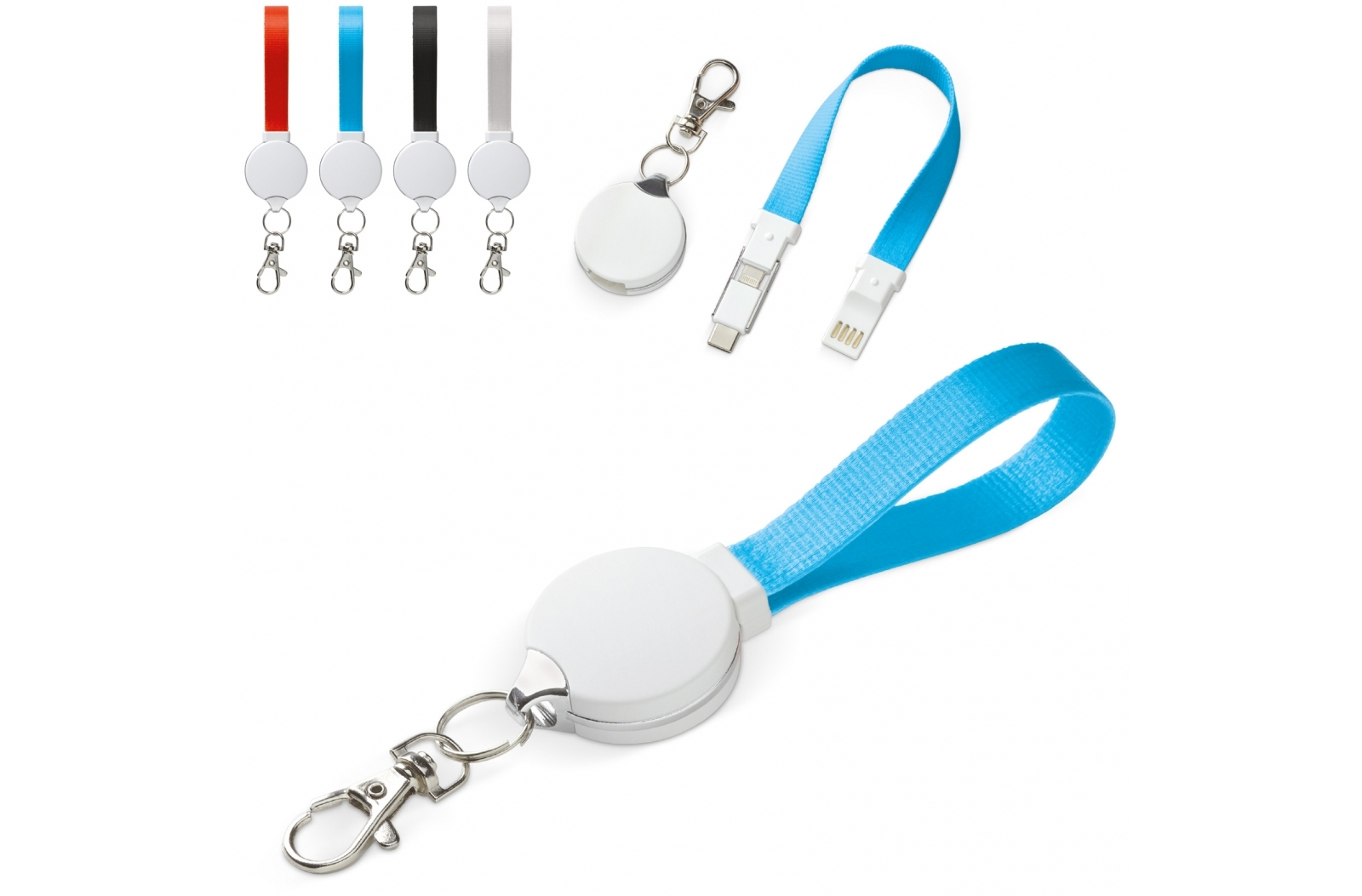 Sleutelhanger Oplaadkabel 3-in-1 - Hooglede