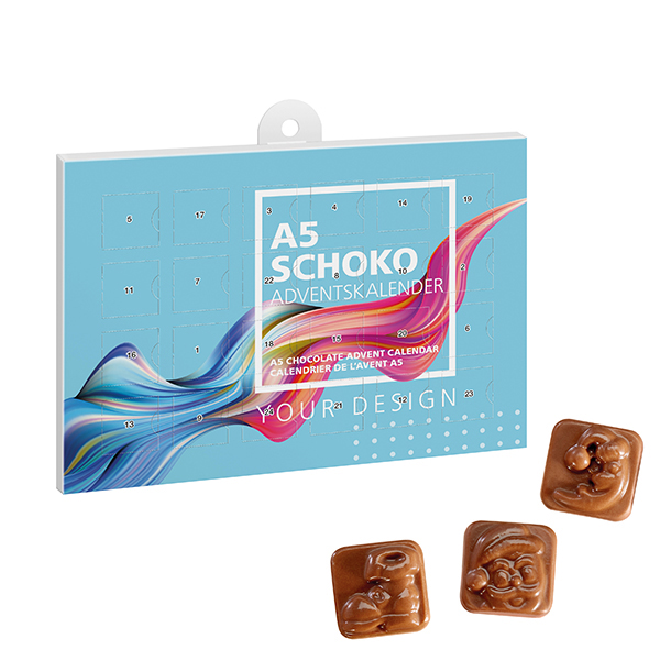 Kerst Chocolade Kalender - Zutendaal bedrukken met logo