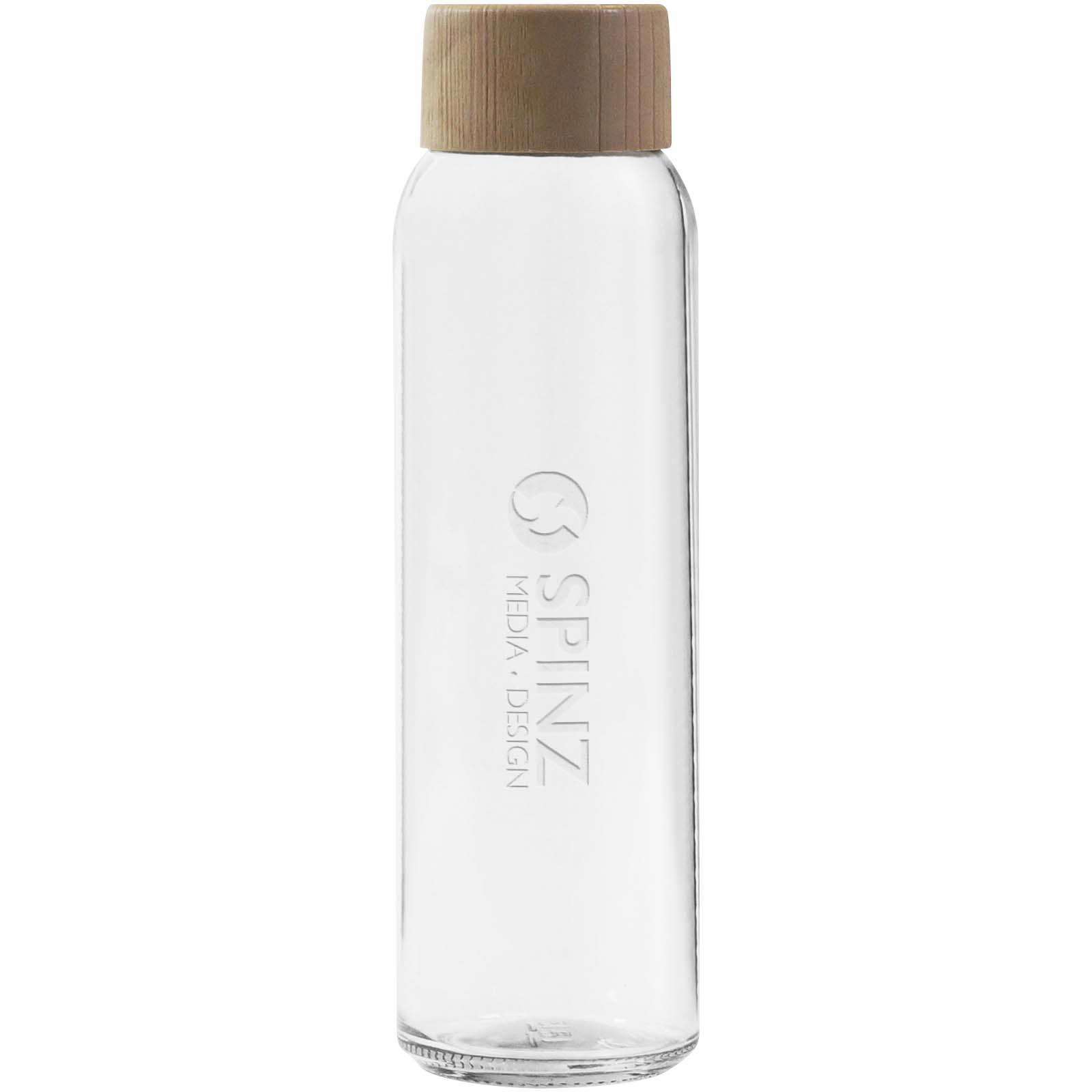 Citizen Green Aqua 500 ml glazen waterfles bedrukken met logo