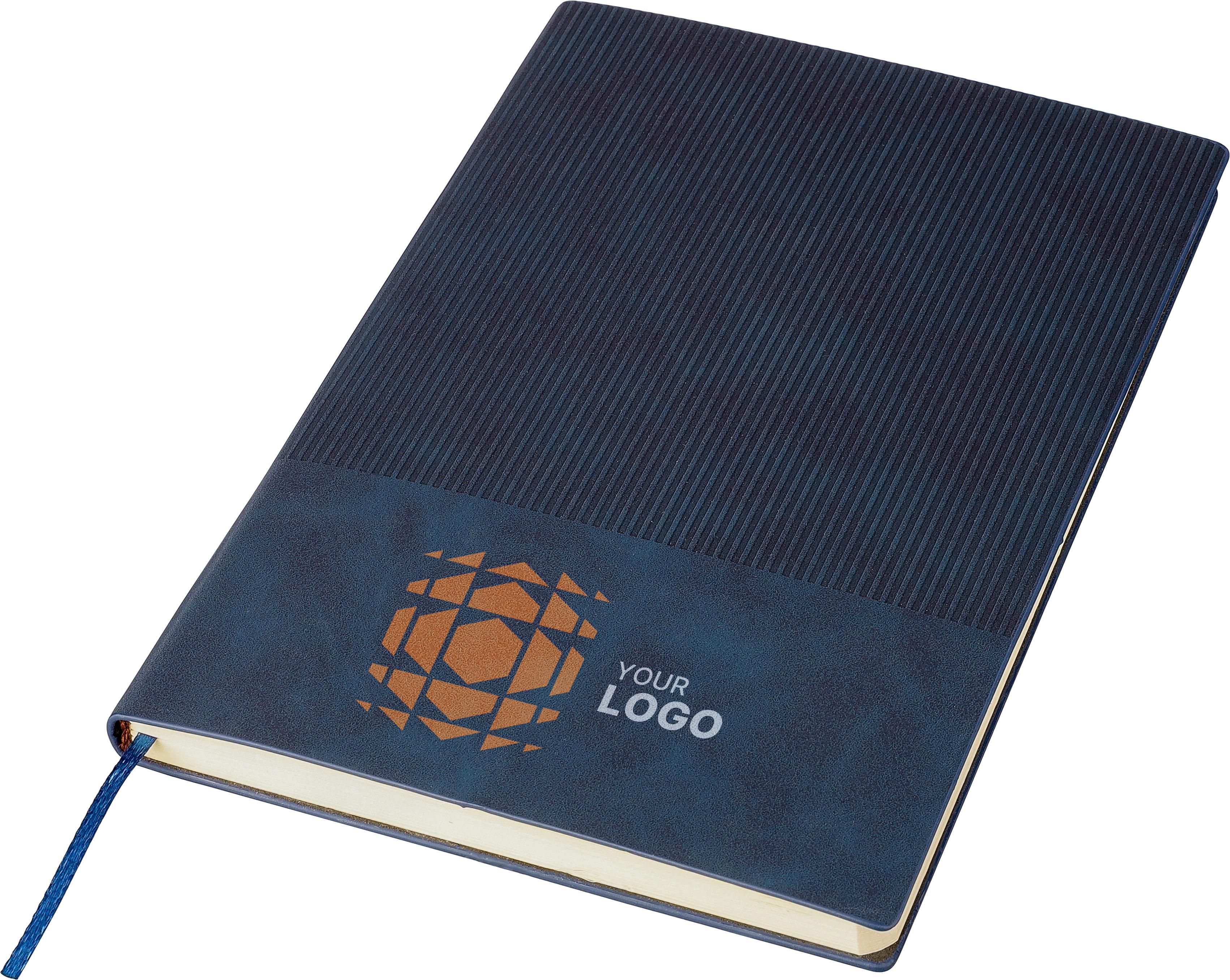 Eco Corduroy A5 Notitieboek - De Panne bedrukken met logo