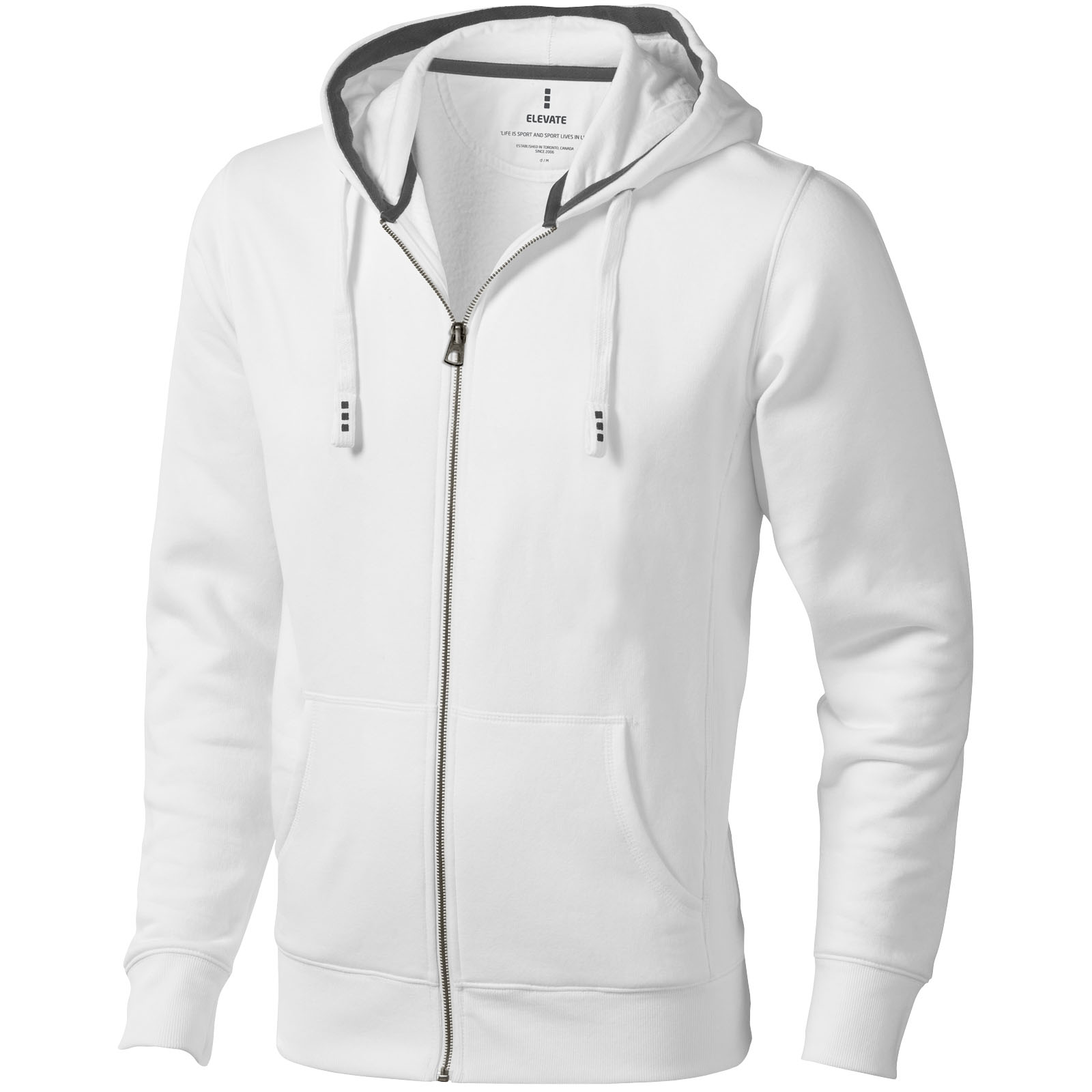 Comfortabele mannenhoodie met ritssluiting - Lochristi