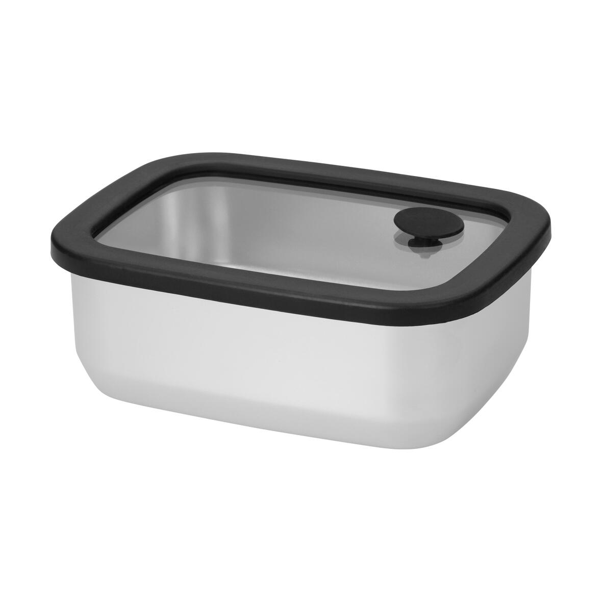 RVS Lunchbox met Glazen Deksel RILO - Edegem bedrukken met logo