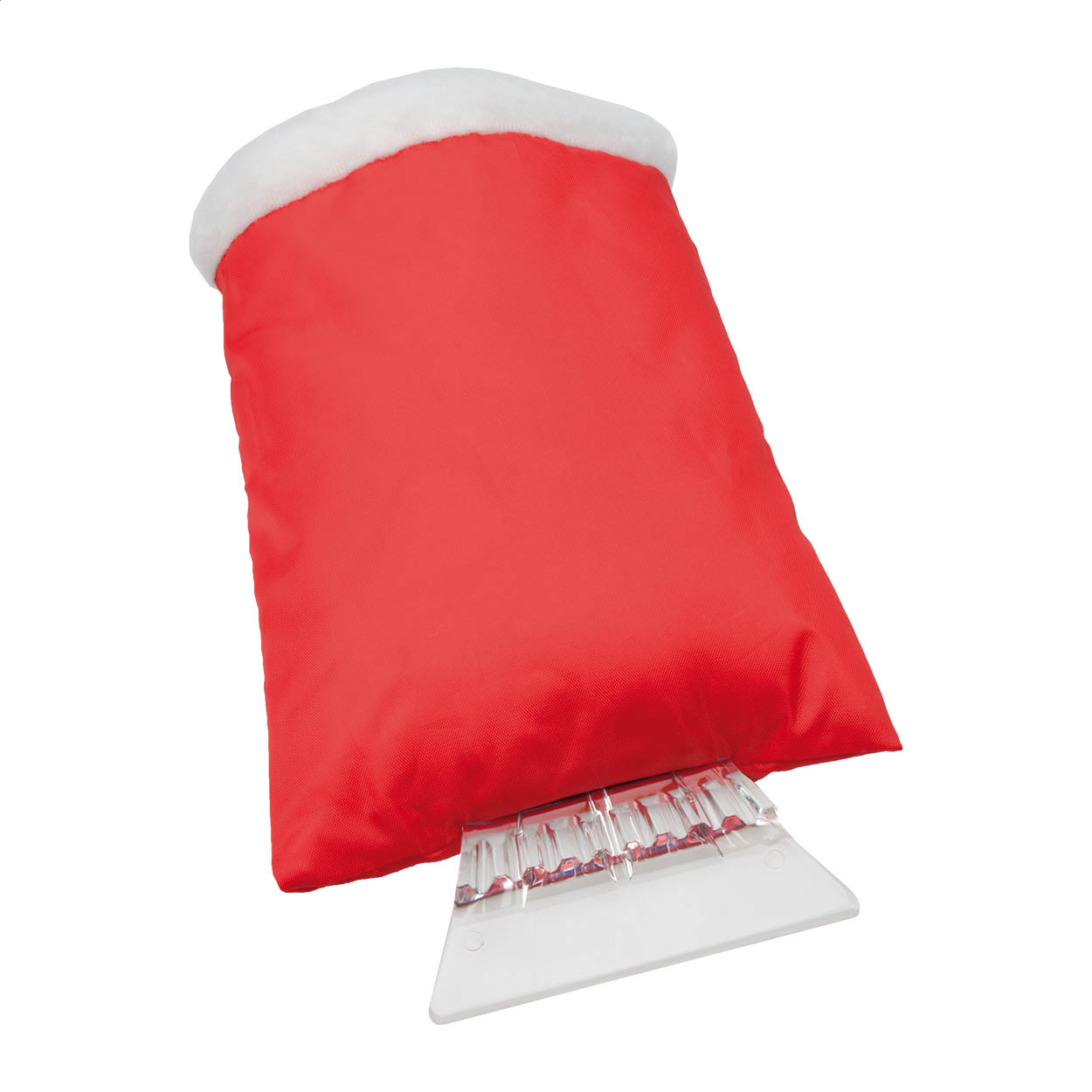 Gloxa ijskrabber met handschoen van 210T polyester en logo bedrukken met logo