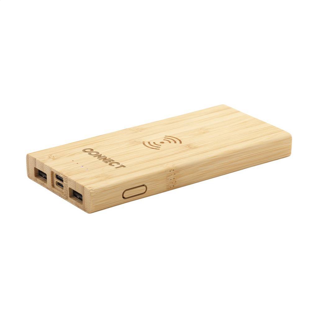 Bamboe Draadloze Powerbank 8000 DRAADLOOS - Haacht