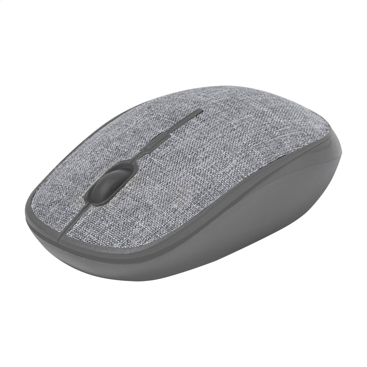 Caret draadloze optische muis met RPET-bekleding, bedrukt met logo bedrukken met logo