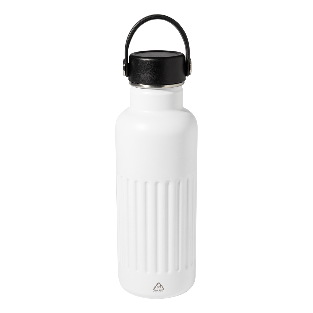 Streaky Go isoleerfles van gerecycled RVS, 500 ml, met uw logo