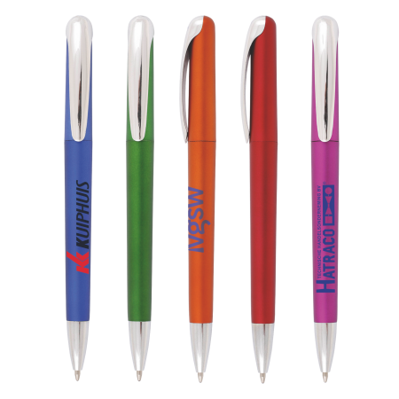 Kleurrijke Kunststof Balpen - Gingelom