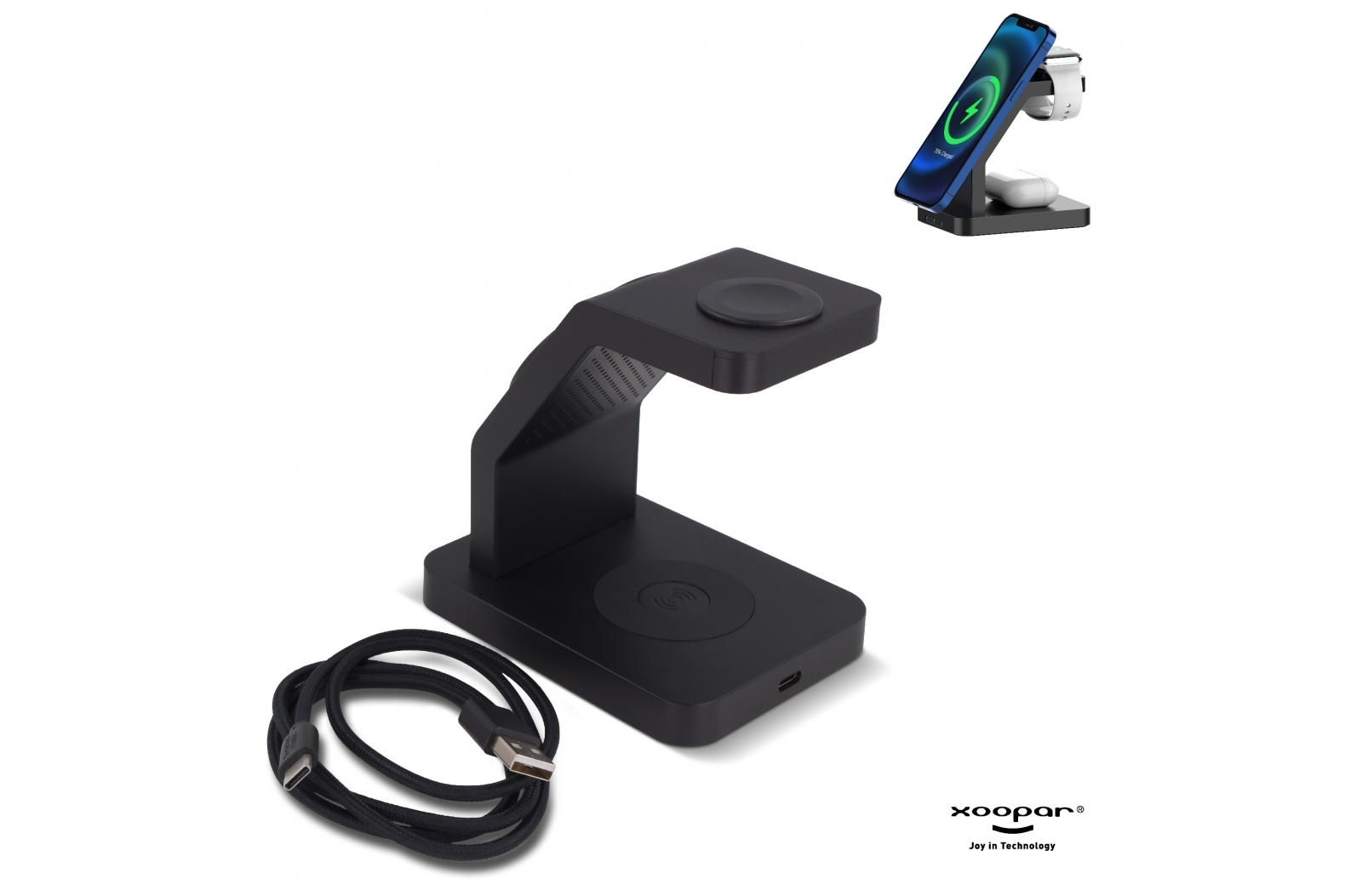 Magnetische 3-in-1 Draadloze Lader - Waarbeke