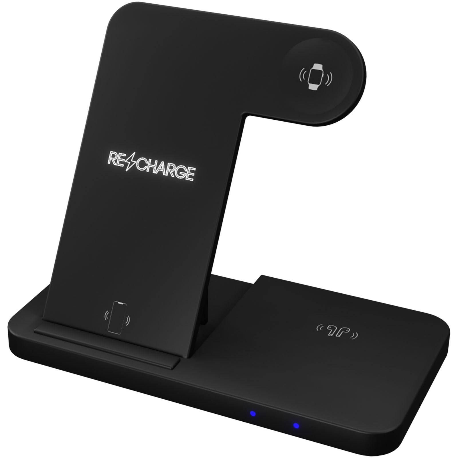 3-in-1 Draadloze Oplaadbasis met Telefoonstandaard - Oostende