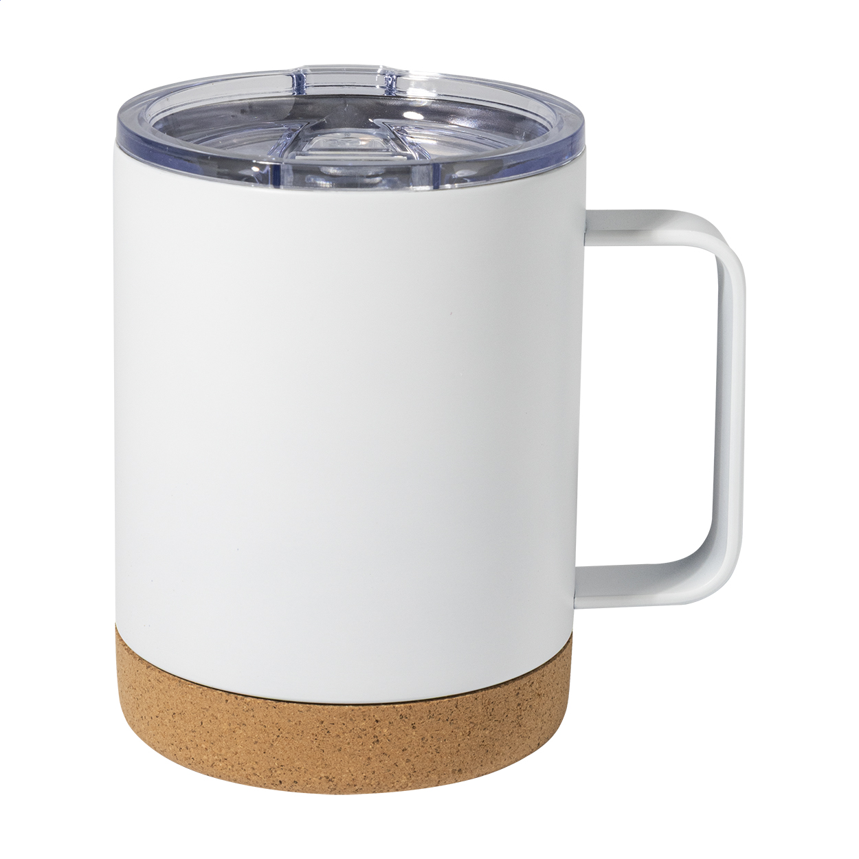 Corgox thermobeker van RVS met kurken voet, 330 ml, met uw logo