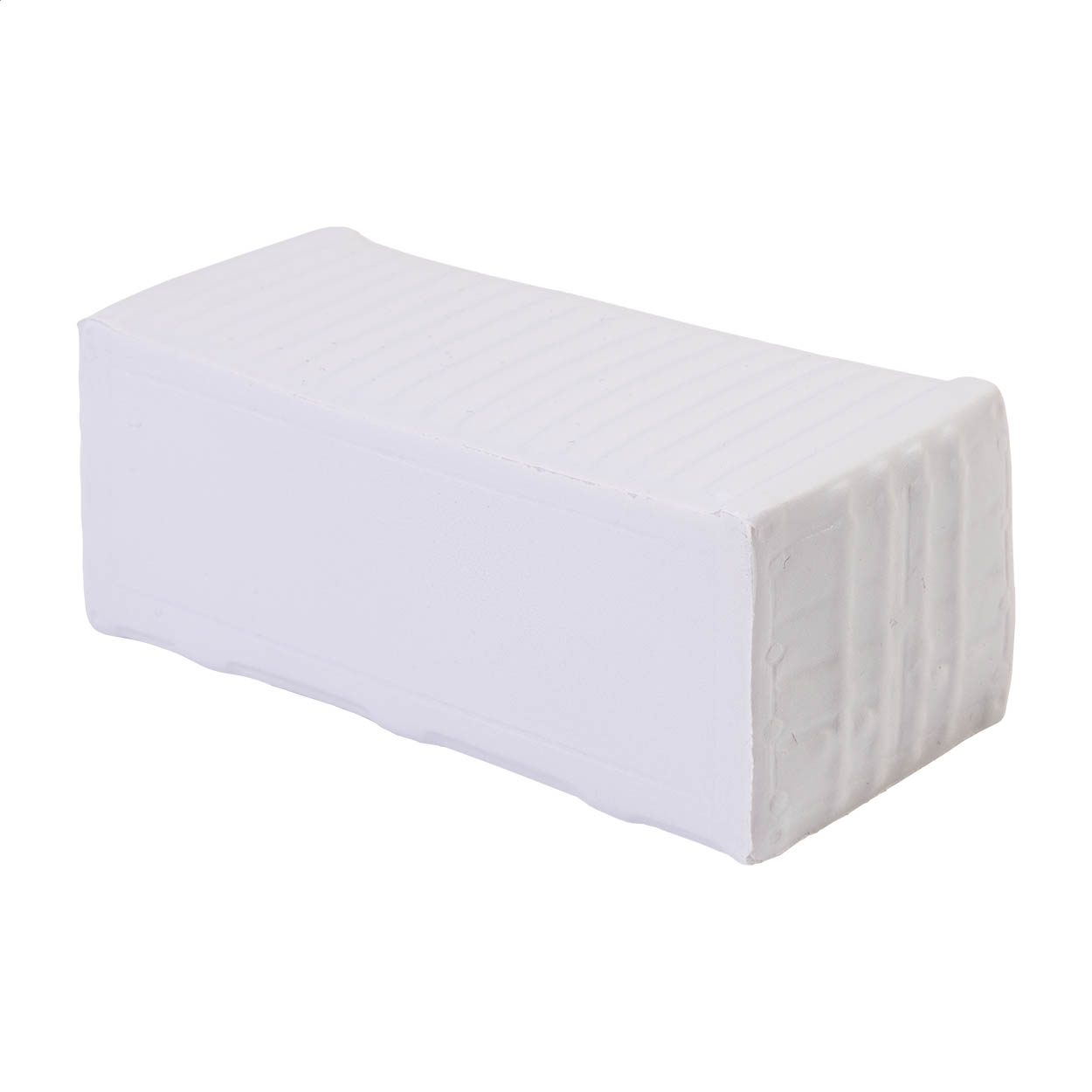 Freight antistressbal in de vorm van een container van PU-schuim met logo bedrukken met logo