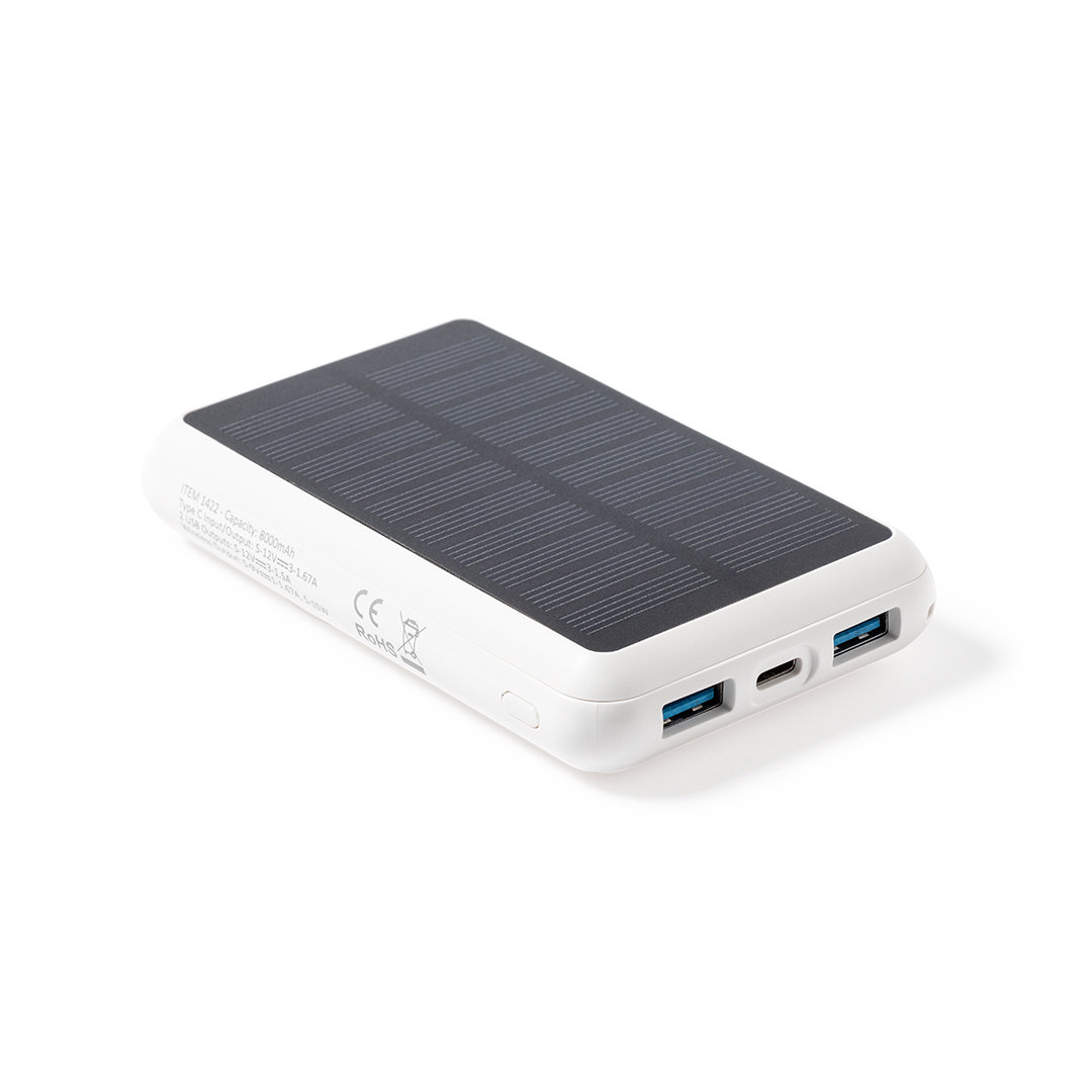 Solar Oplaadbare Powerbank - Bever