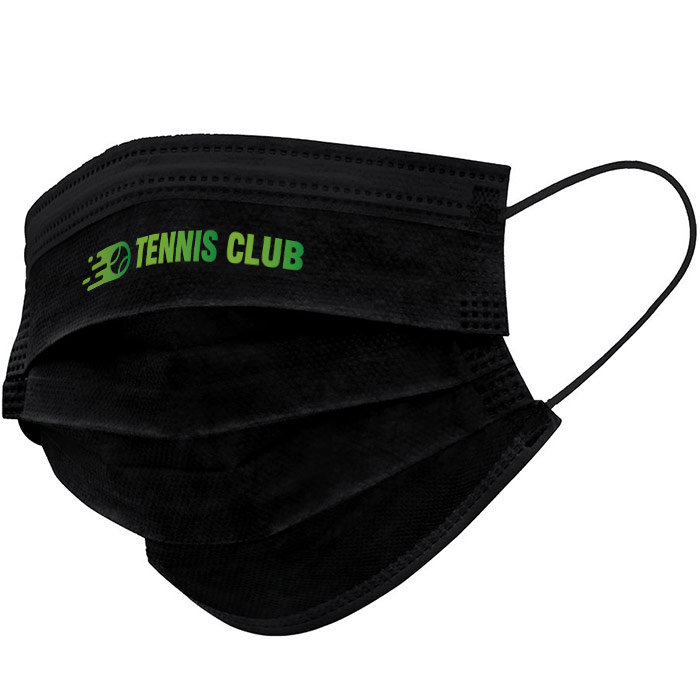 Zwarte Chirurgische Gezichtsmasker voor Volwassenen - Sint-Denijs-Westrem