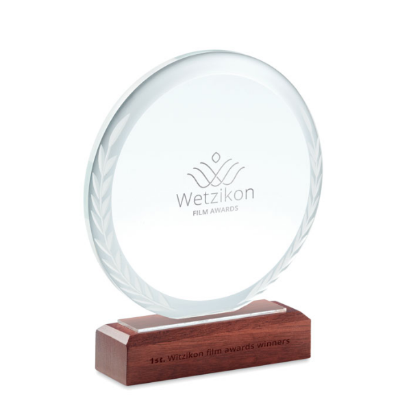 Ronde Kristallen Award Plaquette - Zedelgem