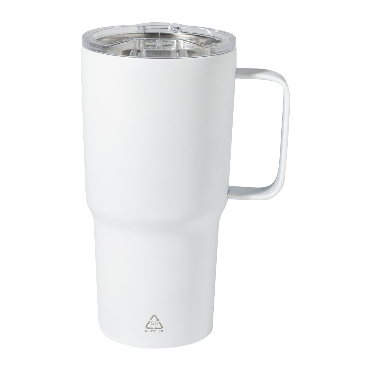 Grabicano thermobeker van gerecycled RVS, 600 ml, met uw logo