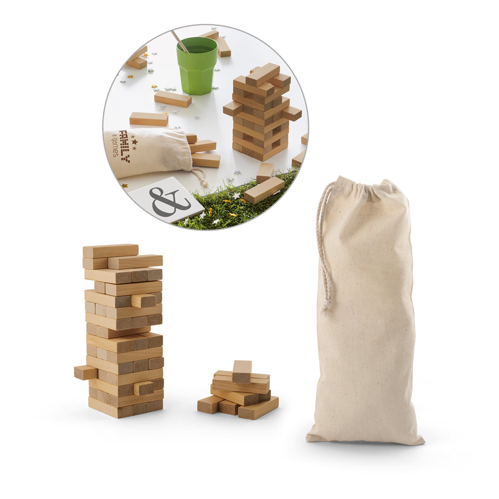 Houten Toren Stapelspel - Hoegaarden