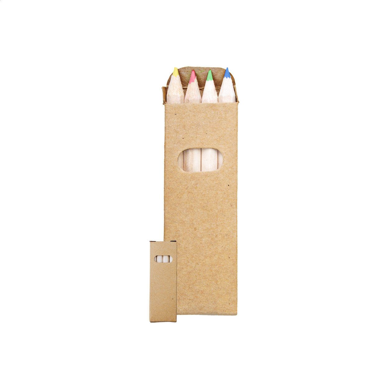Kleurrijke Houten Potloodset - Zonhoven