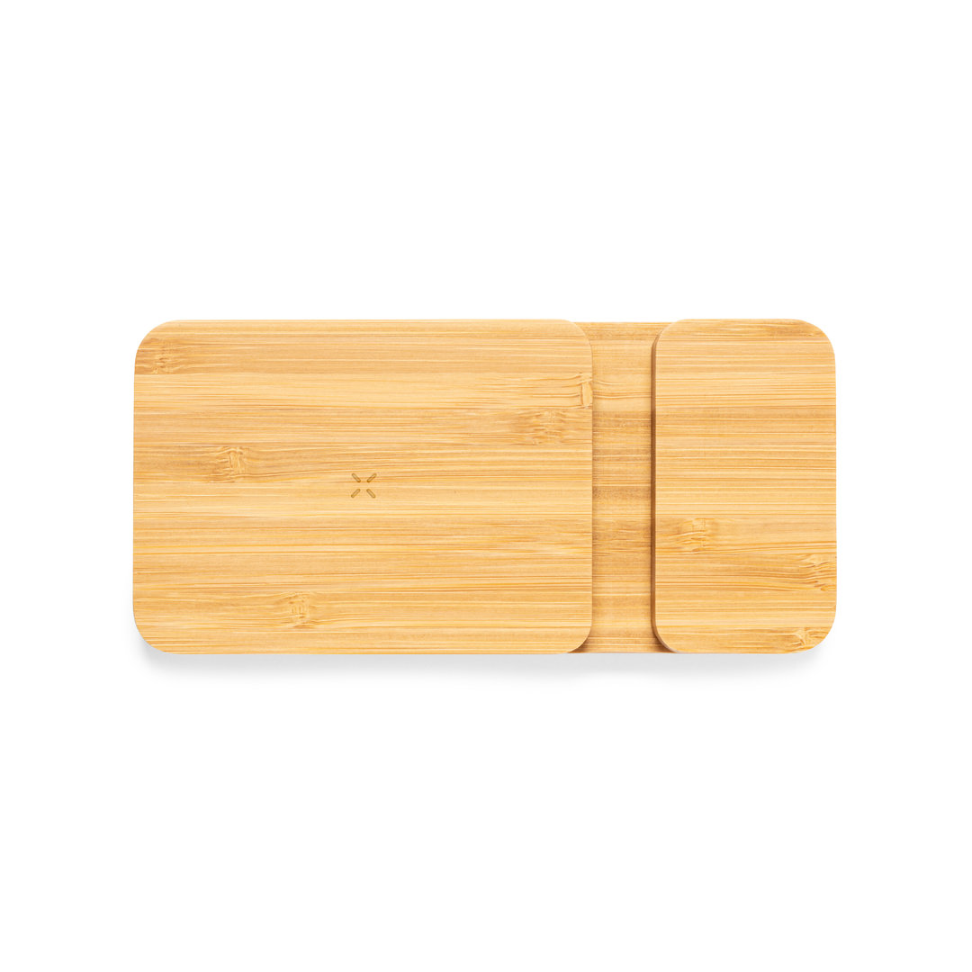 Bamboe Powerbank met Draadloze Oplader 5.000 mAh - Tienen