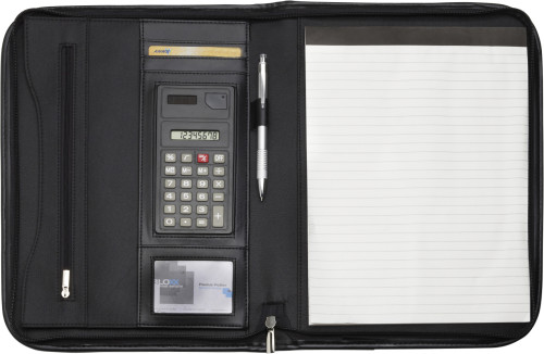 Microvezel conferentiemap met rekenmachine - Grimbergen