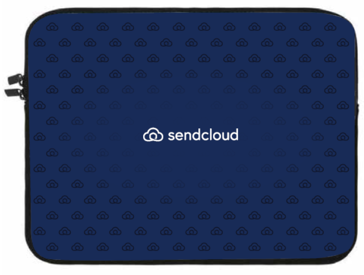 Aangepaste laptopsleeve 17" bedrukken met logo