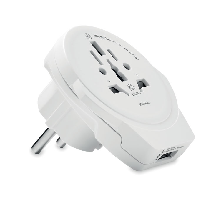 Wereld naar Europa USB Adapter 12W - Leuven