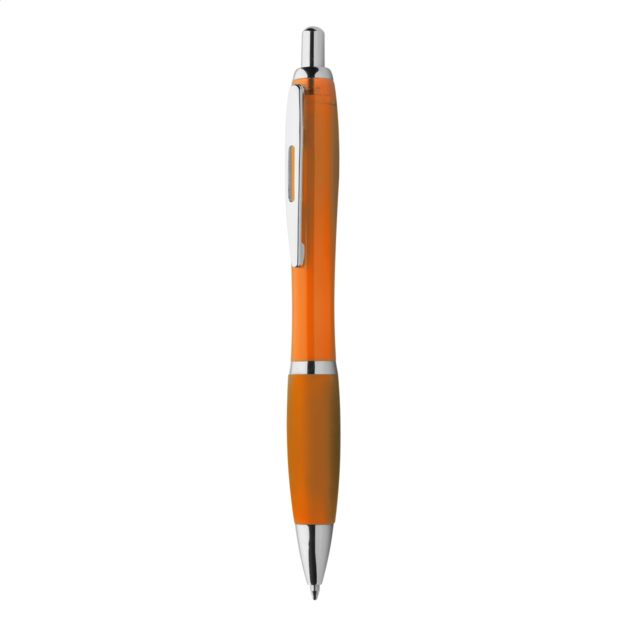 Transparante Grip Pen - Grobbendonk bedrukken met logo