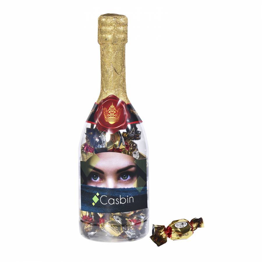 Chocolade Champagnelabel - Kampenhout