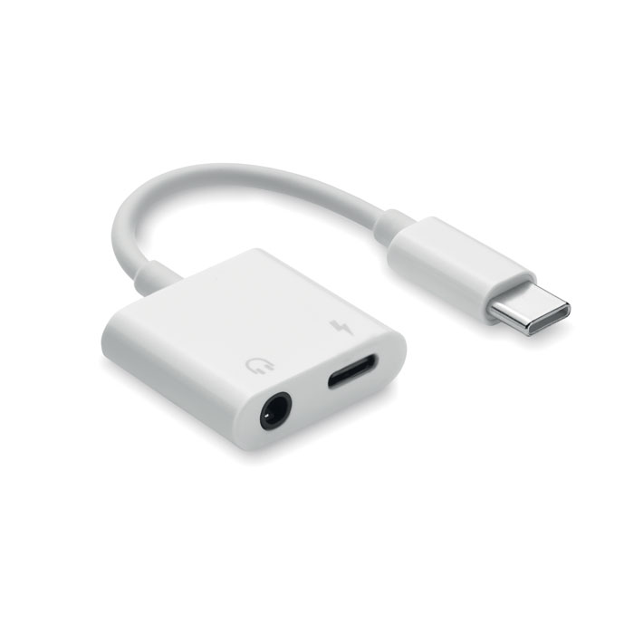 Multifunctionele USB Type-C en 3.5mm Audio Splitter - Lebbeke