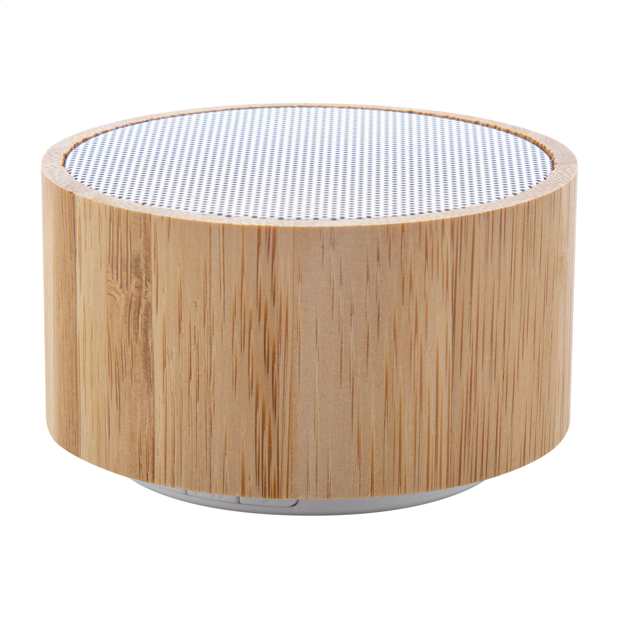 Bambeat draadloze speaker in bamboe met FM-radio, bedrukt met logo bedrukken met logo