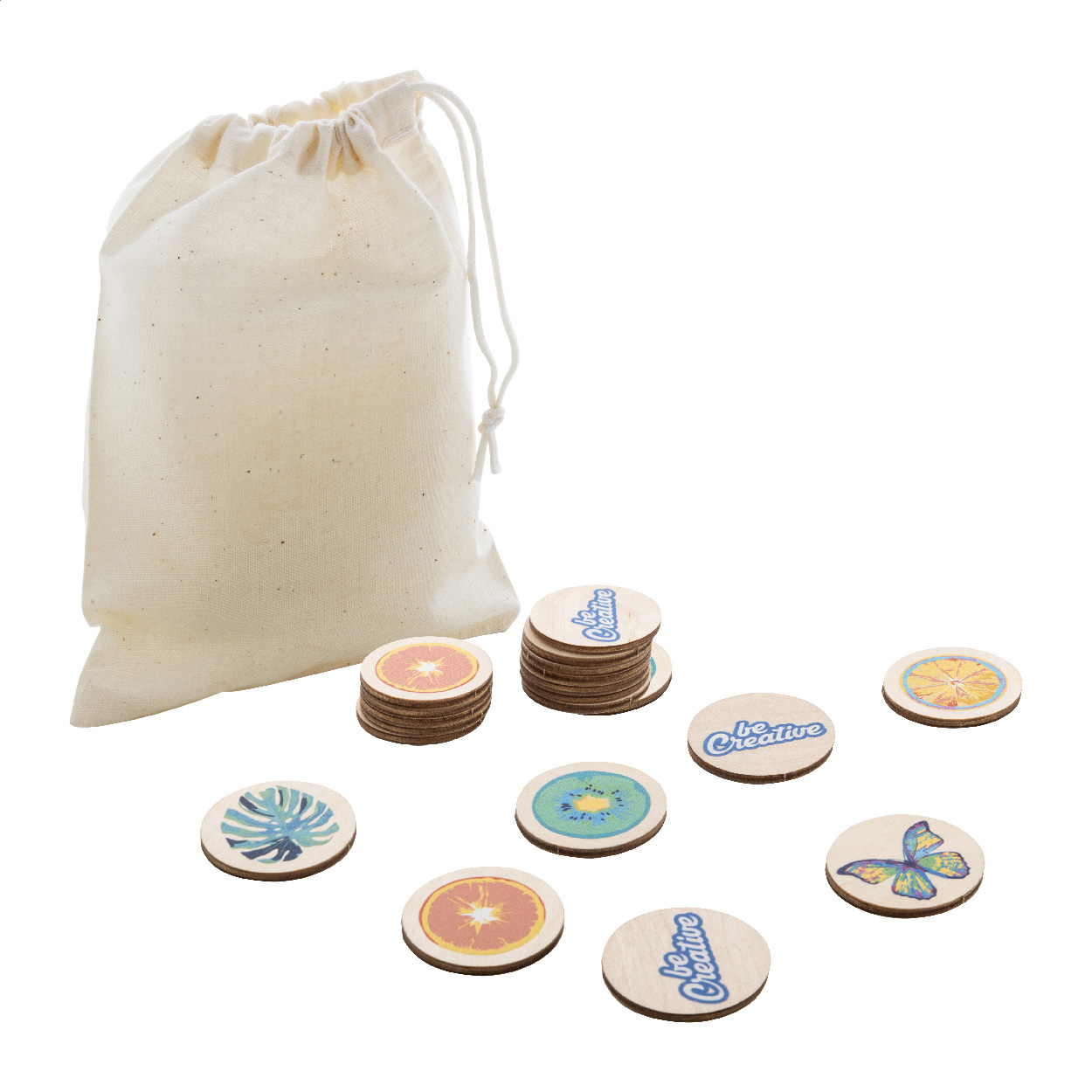 Op maat gemaakt geheugenpuzzel in berkenhout - Riemst