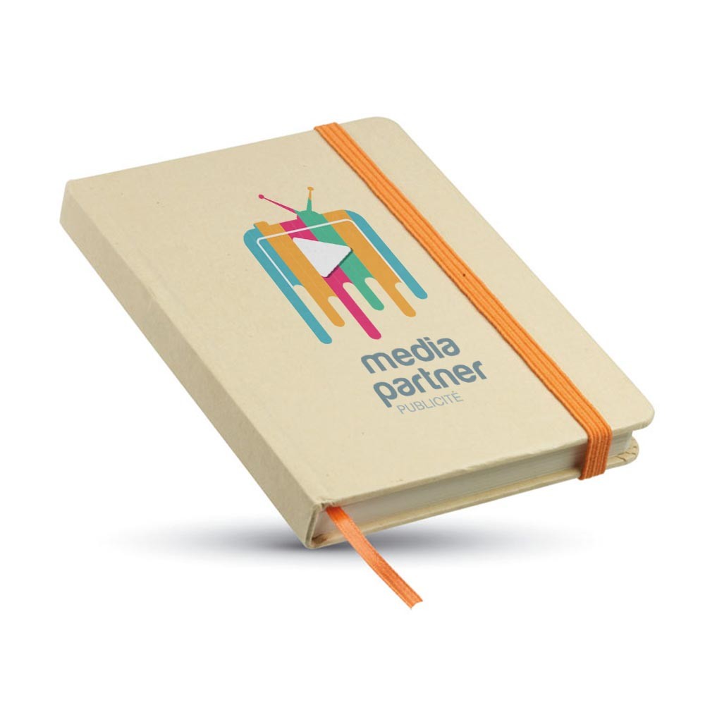 EcoSchrijfschrift - Schilde bedrukken met logo