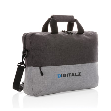 Twee-kleurige RPET 15.6" RFID laptop tas PVC vrij - Lo-Reninge
