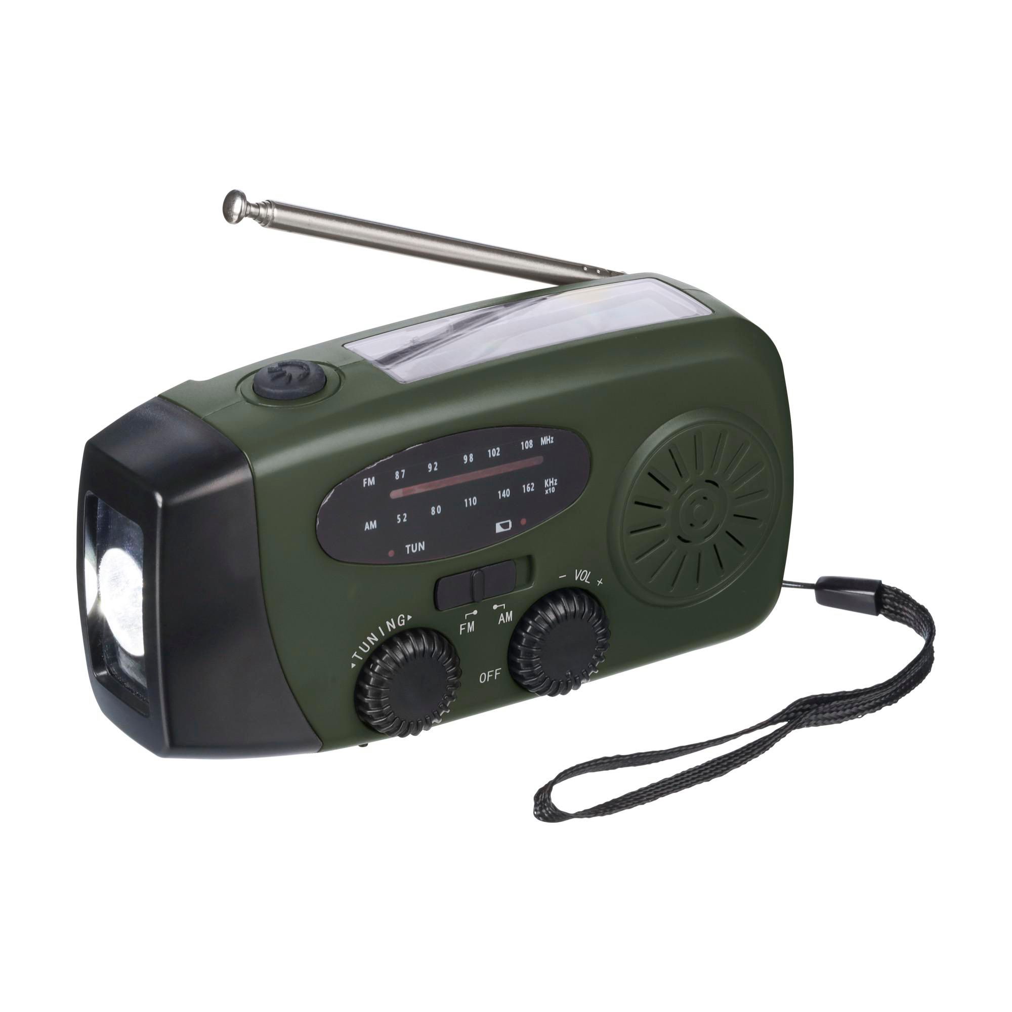 Noodradio Solan | Gerecycled bedrukken met logo