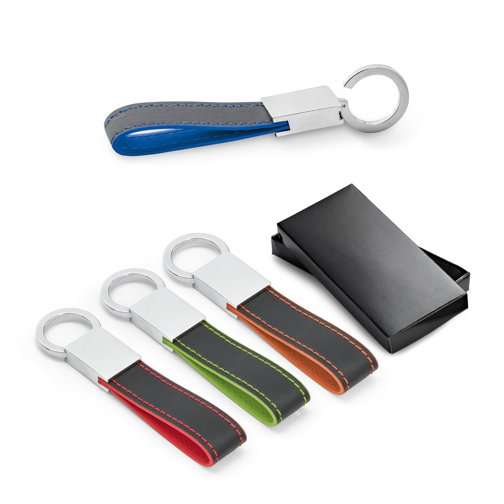 Metalen Sleutelhanger met Draaibare Karabijnhaak - Poesele