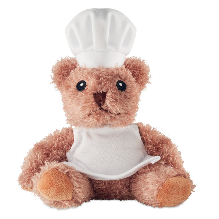 Pluche teddybeer chef-kok