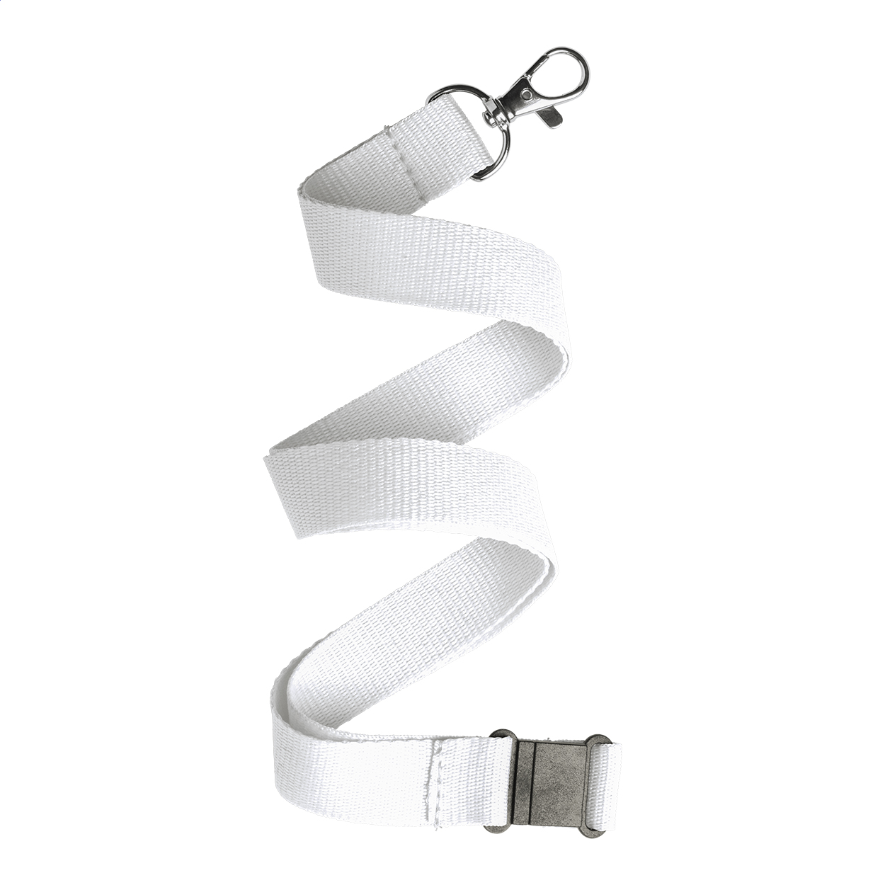 Savent polyester lanyard met metalen karabijn en veiligheidssluiting bedrukken met logo