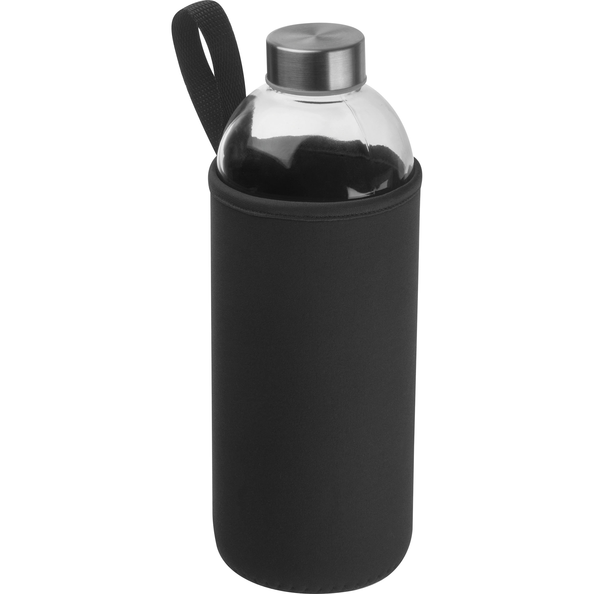 Glazen Fles 1000 ml met Neopreen Hoes - Nieuwenhove