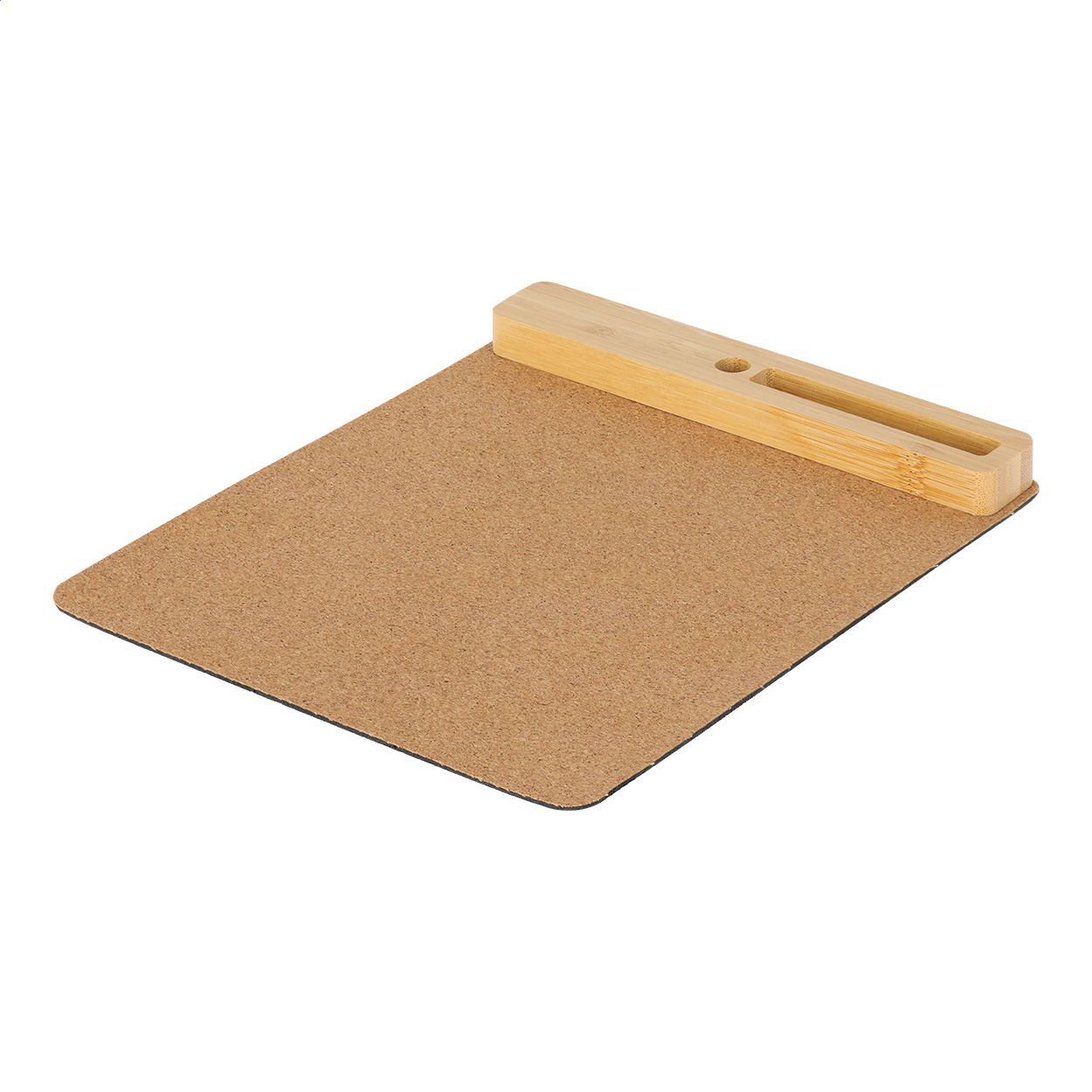 Corpad Multi kurken muismat met telefoonhouder en USB-hub, met logo