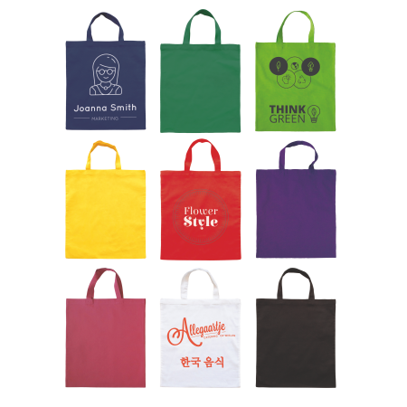 Katoenen tas met korte handvatten - Petegem-aan-de-Leie