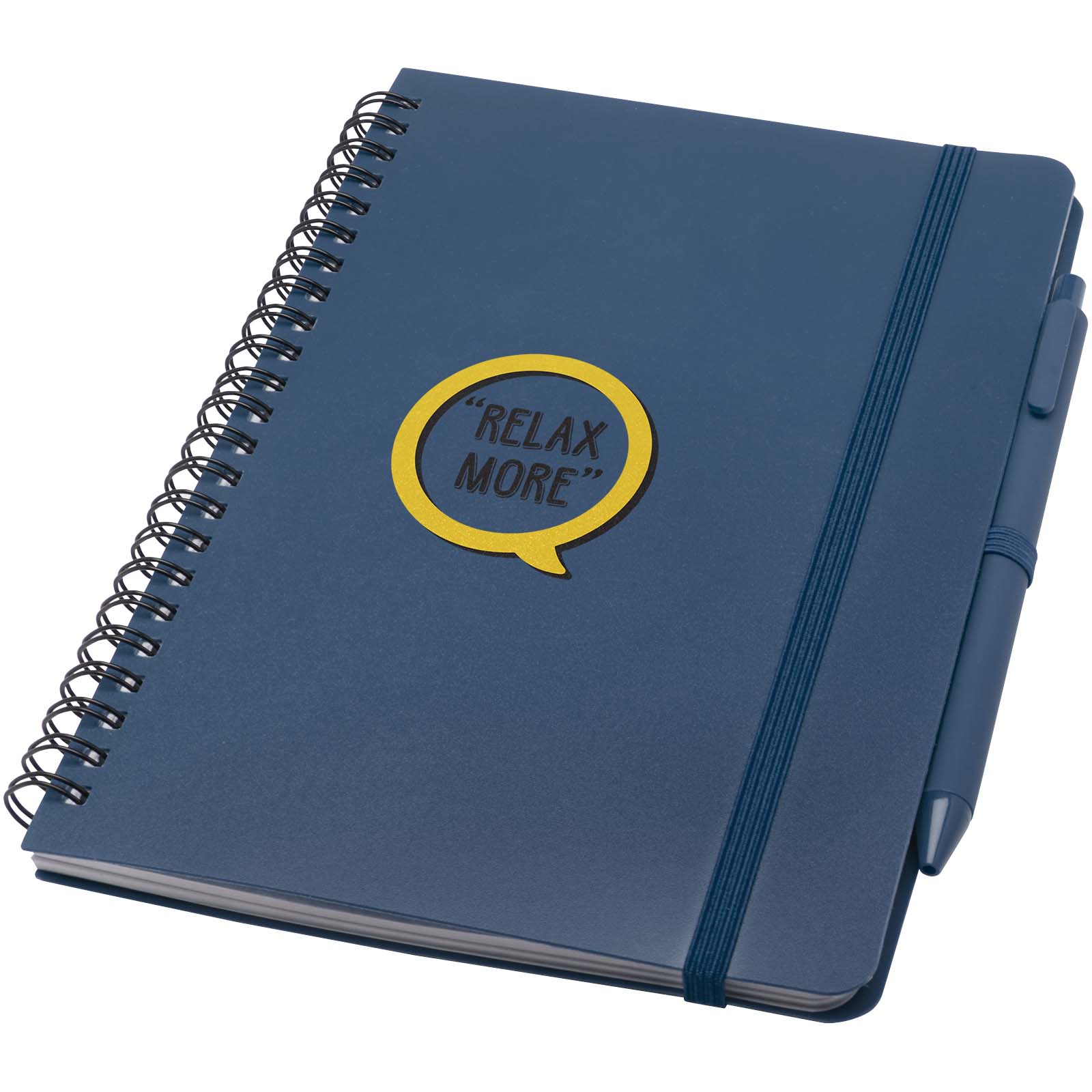 Zeevlam A5 hard cover notebook met balpen - Brecht
