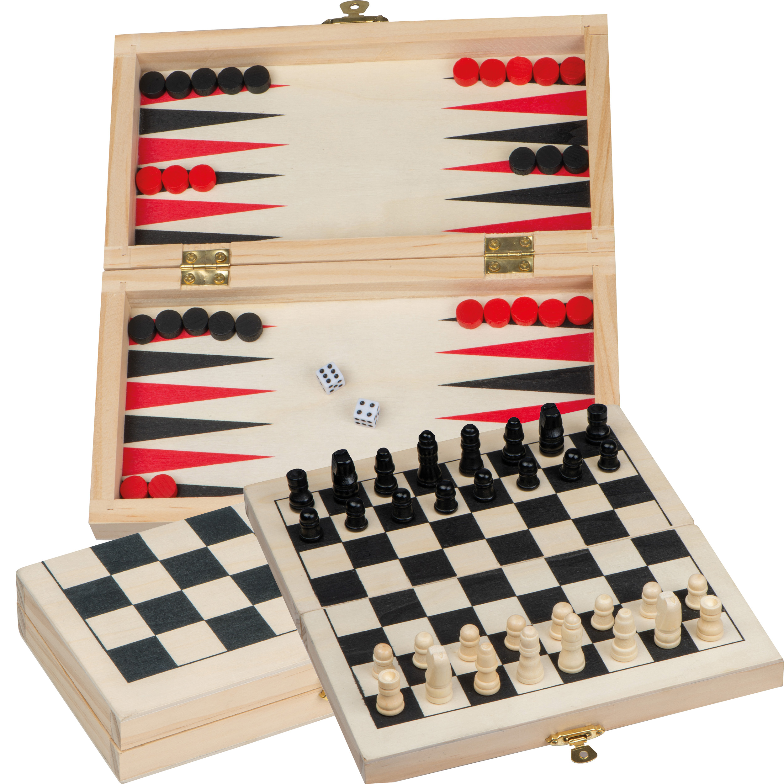 Houten Reisspelset 3-in-1 - Ruiselede